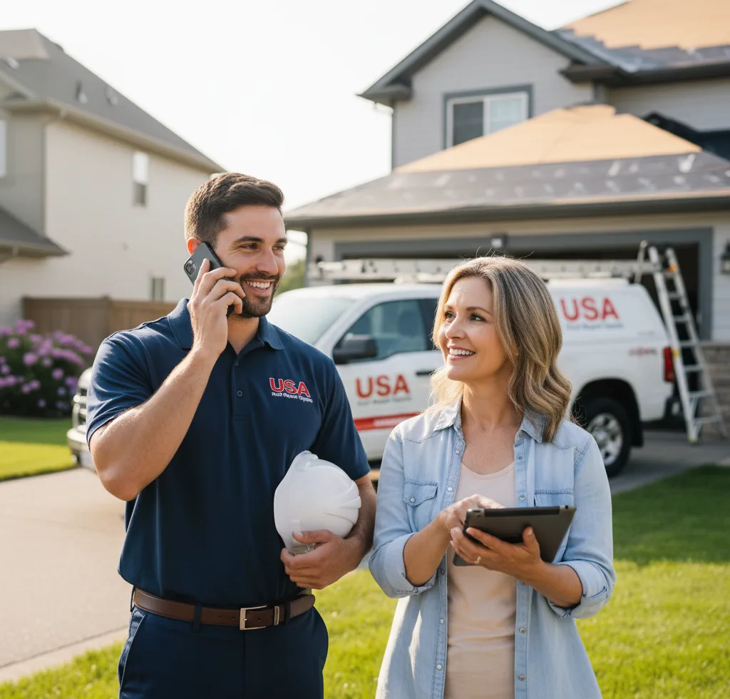 USA Roof Repair Experts customer support in North Berwick
